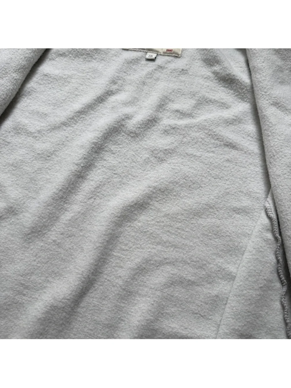 True Religion Buddha Logo Full Zip Up Hoodie Size Large Heather Gray Navy